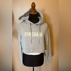Gymshark Mauve Cropped Hoodie SZ M